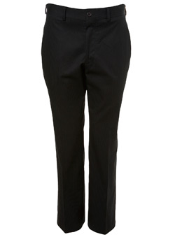 Navy Pinstripe Trousers