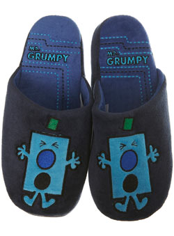 Burton Navy `r Grumpy`Slippers