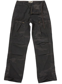 Burton Ripstop Camo Trouser Black