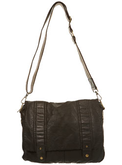 Burton Slouchy Style Brown Mock Leather Despatch Bag