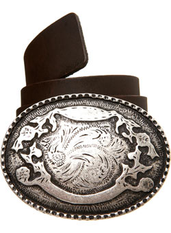 Burton Western Plate Brown Belt