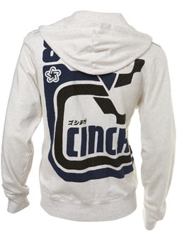 White Ecru Cinch Hoodie