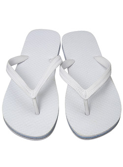 Burton White Flip Flop