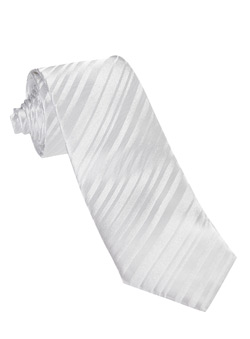 Burton White Multi Stripe Tie