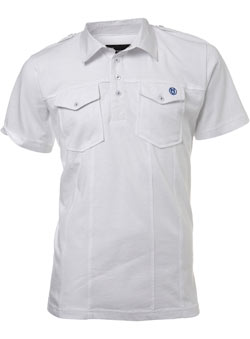 White Unsung Hero Polo Shirt