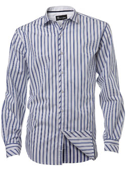 White Unsung Hero Stripe Shirt