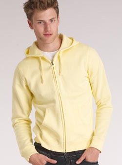 Yellow Zip Thru Hoodie