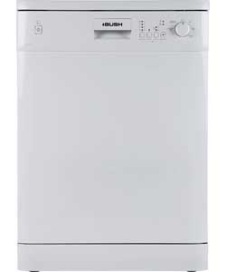 Bush WV12-75D Full Size Dishwasher - White