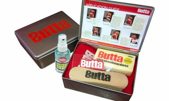 Butta Wax Service Kit Ski and Snowboard - Silver