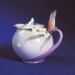 Butterfly Tea Pot Ornament