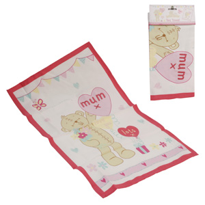 Button Corner Mum Tea Towel