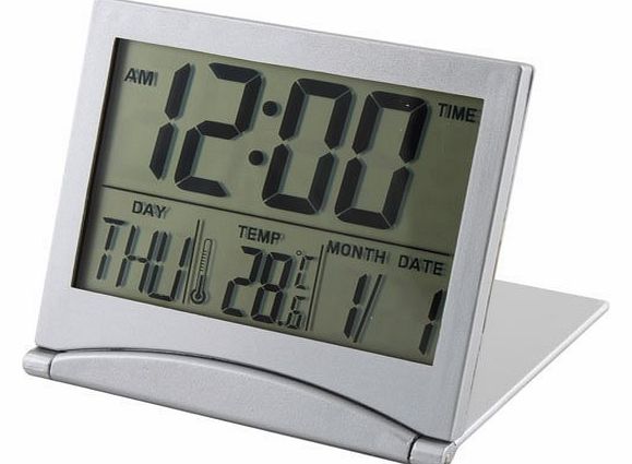 New Desk Digital LCD Thermometer Calendar Alarm Clock