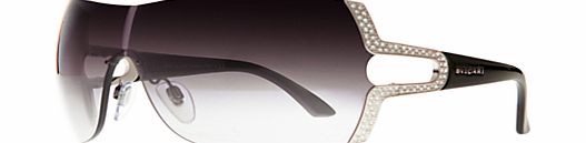 Bvlgari BV6038B Frameless Wraparound Jewelled