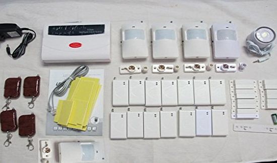 BW Generic Wireless Home Security System Alarm   14 Door/Window Sensors 5 PIR Motion Sensors