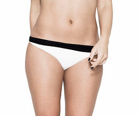 By Caprice Alexandra white and black bikini briefs