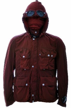 C.P. Company Goggle Jacket Burgundy