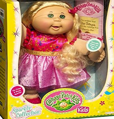 Cabbage Patch Kids Original Cabbage Patch kids Sparkle Collection (Blonde Pink Dress)