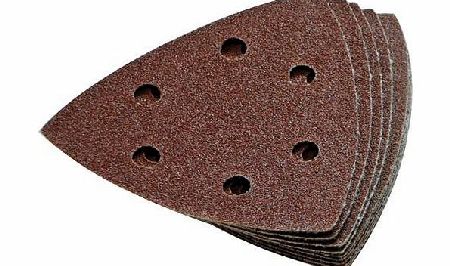 Cablefinder Qty 10 - 90mm 120 Grit Triangle Sander Sheets - Delta Hook amp; Loop Sanding