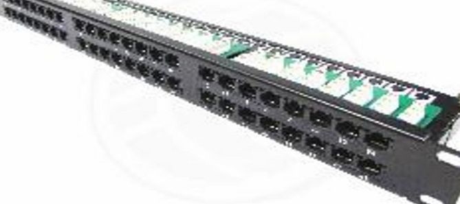 CABLEMATIC Patch panel 1U 48 RJ45 UTP Cat.5e black