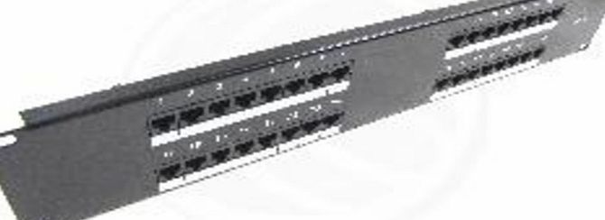 CABLEMATIC RJ45 Patch Panel Cat.5e UTP 2U 32 black