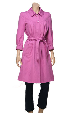 Cacharel Purple Macintosh Coat by Cacharel