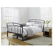 King Bed Black Finish And Montesa Mattress