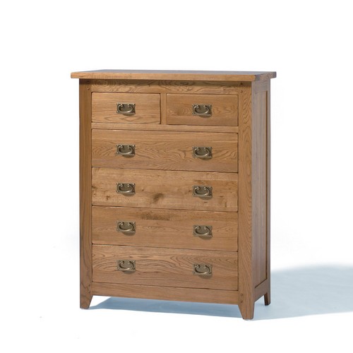 Calgary Rustic Oak Furniture Calgary Rustic Oak Chest Of Drawers 2 4 808.403