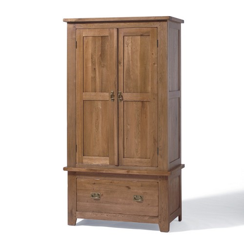 Calgary Rustic Oak Gents Wardrobe 808.413