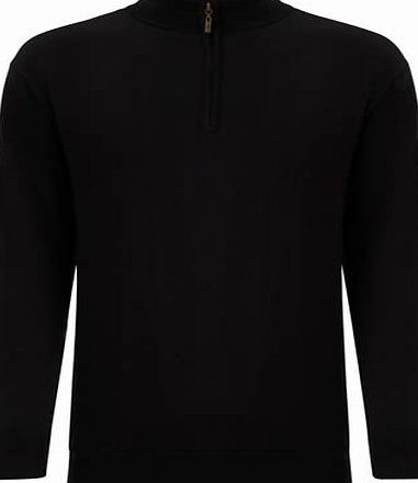 Callaway Golf 2014 Mens 1/4 Zip Merino Mix Windstopper Sweater - Anthracite - L