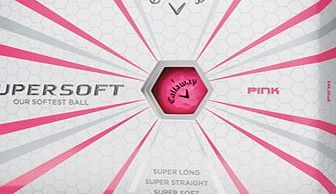 Callaway Golf Callaway Ladies Supersoft Pink Golf Balls (12