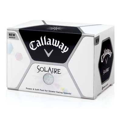 Solaire Ladies Golf Balls White