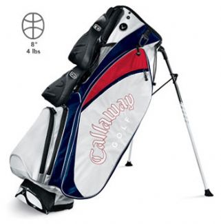 Callaway XTT XTRA-LITE STAND BAG WHITE/RED/BLUE