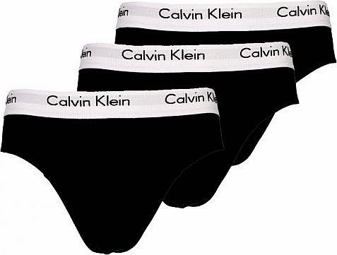 - Black 3 Pack Briefs - Mens - Size: L