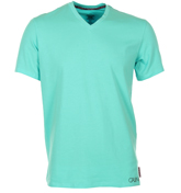 Aqua V-Neck Underwear T-Shirt