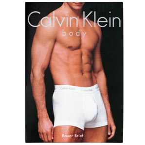 calvin klein Body Boxer Trunks, White, Large