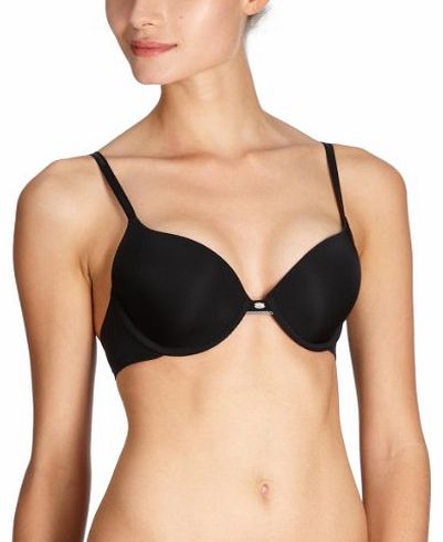 Calvin Klein Bra Naked Glamour Contour F3360 Black or Buff (UK 38C EU 85C, Black)