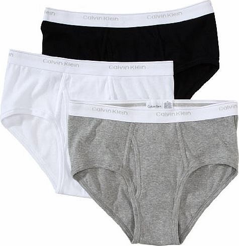 Briefs (3 Pack) (30``, Black White & Grey)