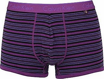 Calvin Klein CK One Trunk, Marine Stripe - Plum Terry Medium Marine Stripe Plum Terry