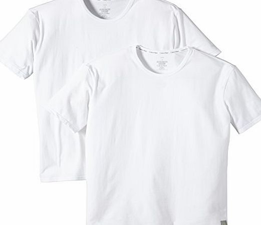 Crew Necks 2-Pack M, white