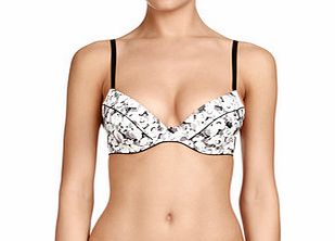 Calvin Klein Floral print underwired bra