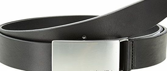 Calvin Klein Jeans Mens Belt - Black - Schwarz (BLACK 990) - 95 cm