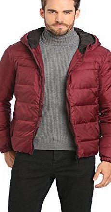 Calvin Klein Jeans Mens Down Jacket Red (ZINFANDEL-PT 933) Medium