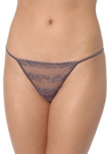 Lace and Satin thong