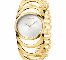 Calvin Klein Ladies Body Yellow Gold PVD Watch