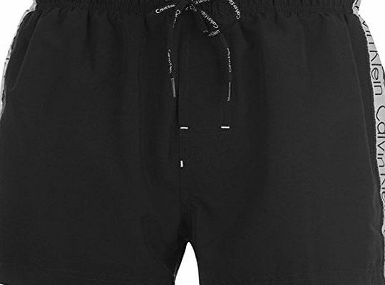 Calvin Klein Mens Drawstring Shorts Surf Beach Board Swimming Casual Comfort Black L