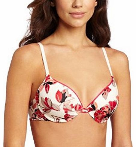 Calvin Klein Naked Glamour T-Shirt Contour Bra F3360 Mosaic Petals Print (UK 34B EU 75B FR 90B)