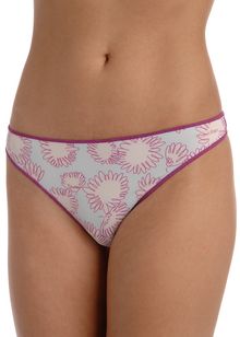 Scribble Daisies Print thong