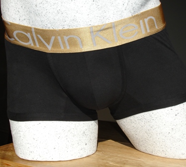 Calvin Klein Steel Gold Cotton Trunk