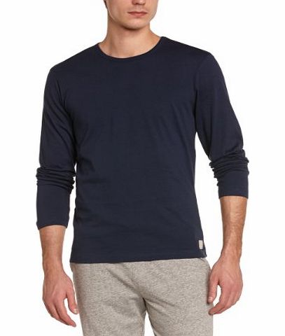 Calvin Klein underwear Mens Pyjama Top - Blue - Blau (BLUE SHADOW 8SB) - Small