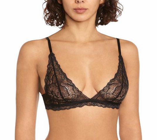 Calvin Klein Underwear Womens CK BLACK Everyday Bra, Black (Black), UK 10 (Manufacturer Size:Large)